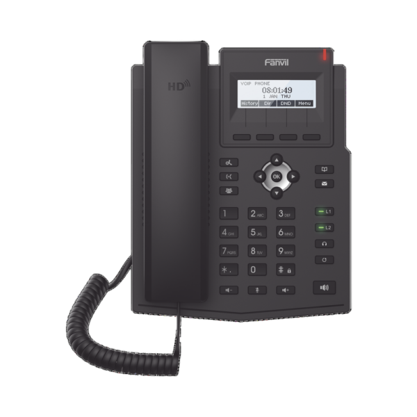 Teléfono IP empresarial para 2 lineas SIP