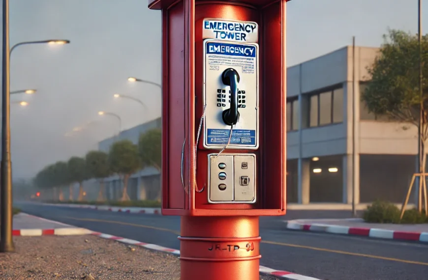 Torre de Emergencia Vozell® JR-TP-03: Seguridad y Comunicación en Zonas Remotas