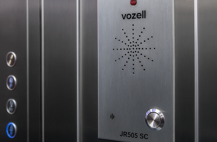JR505 SC Interfón tamaño mini para elevador - Vozell