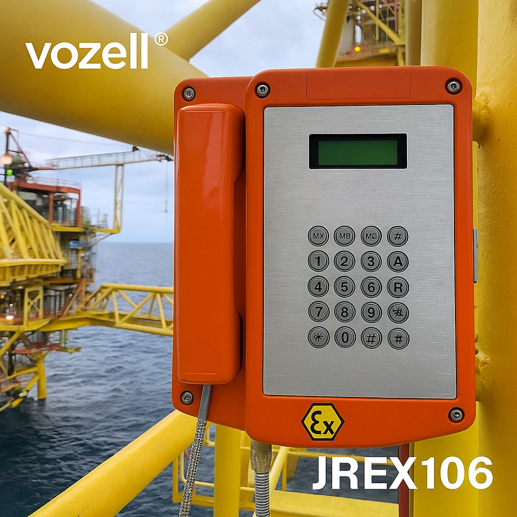 JREX106 Teléfono VoIP a prueba de explosiones