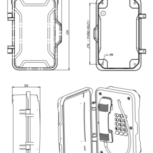 Teléfono de Emergencia IP66/IP67 con Lámpara LED Vozell® JR101-FK-L-3G - Image 4