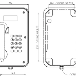 Teléfono Industrial de Alta Resistencia Antiexplosión Vozell® JR105-FK - Image 4