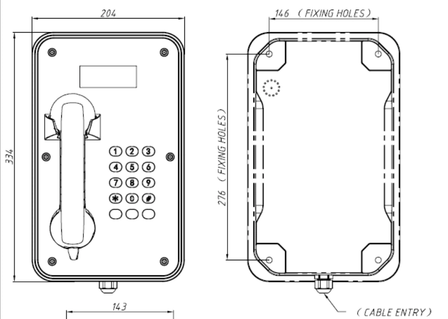 Teléfono Industrial de Alta Resistencia Antiexplosión Vozell® JR105-FK - Image 4