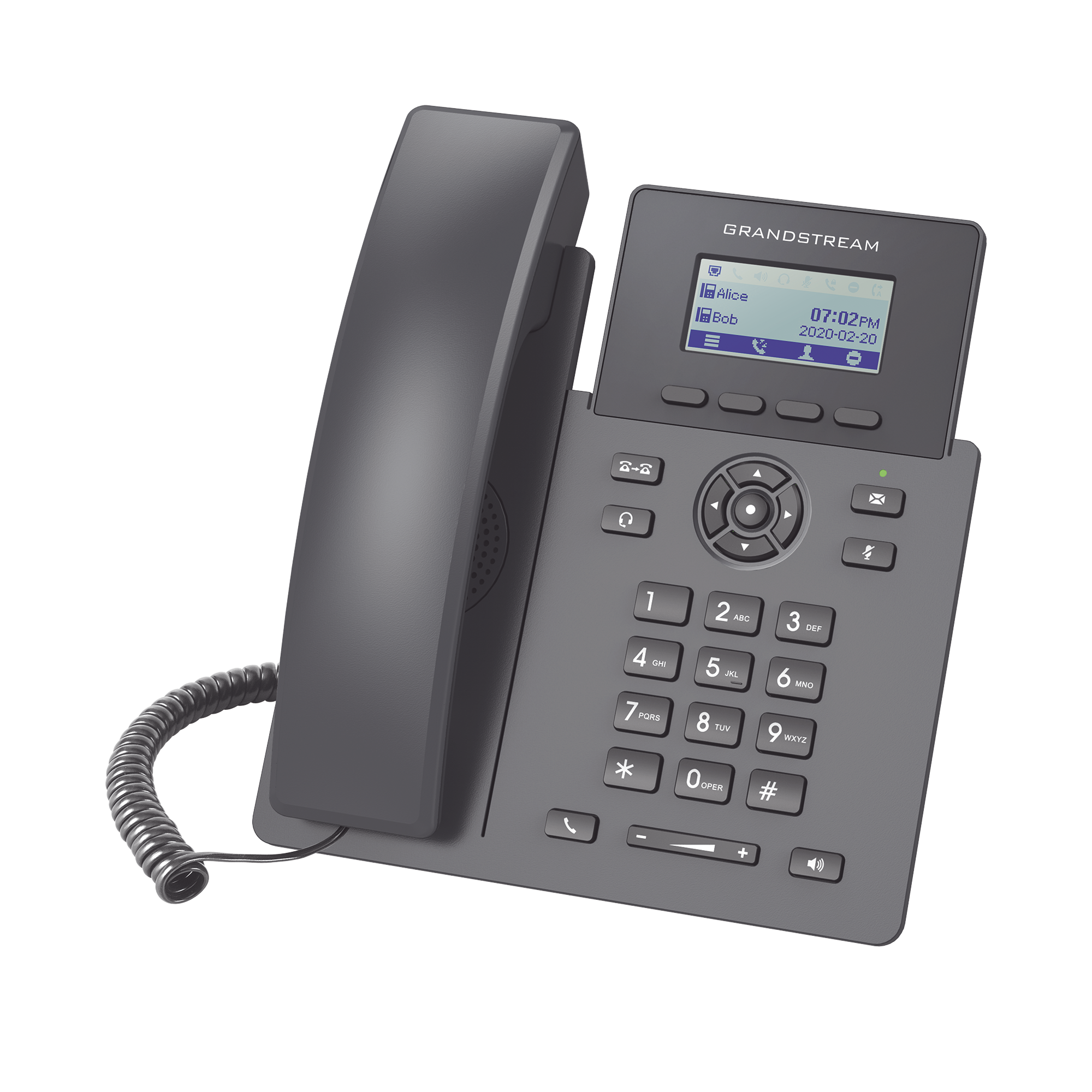 Teléfono IP Grado Operador, 2 líneas SIP con 2 cuentas, PoE, codec Opus, IPV4/IPV6 con gestión en la nube GDMS - Image 2