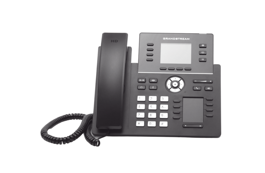 Teléfono IP Wi-Fi, Grado Operador, 4 líneas SIP con 4 cuentas, pantalla a color 2.8″, puertos Gigabit, Bluetooth, PoE, codec Opus, IPV4/IPV6 con gestión en la nube GDMS