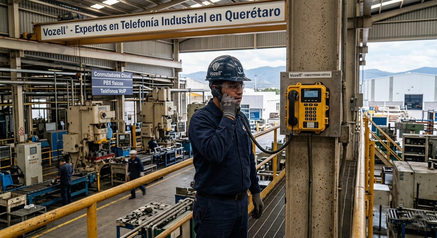 Vozell® en Querétaro: Liderazgo en Telefonía Industrial para la Industria 4.0