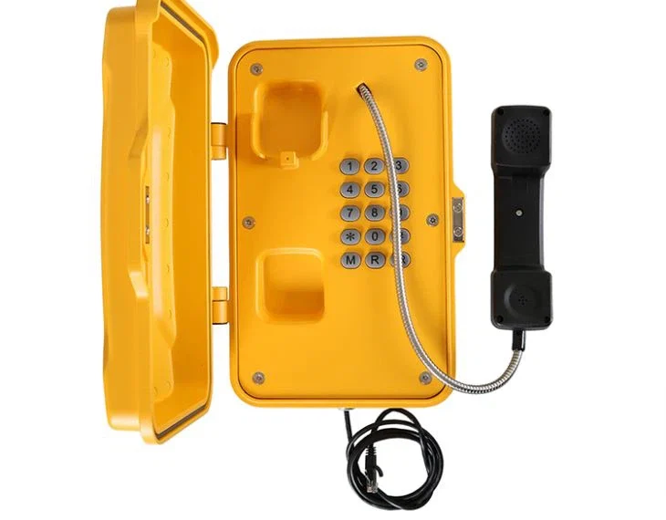 Teléfono Industrial para Túneles IP66–IP67