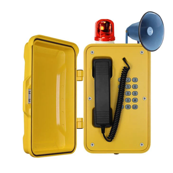 Teléfono Industrial Antivandálico IP67 con Bocina y Baliza - Image 1