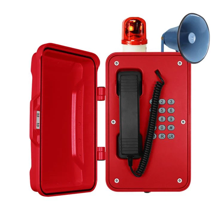 Teléfono Industrial Antivandálico IP67 con Bocina y Baliza - Image 2