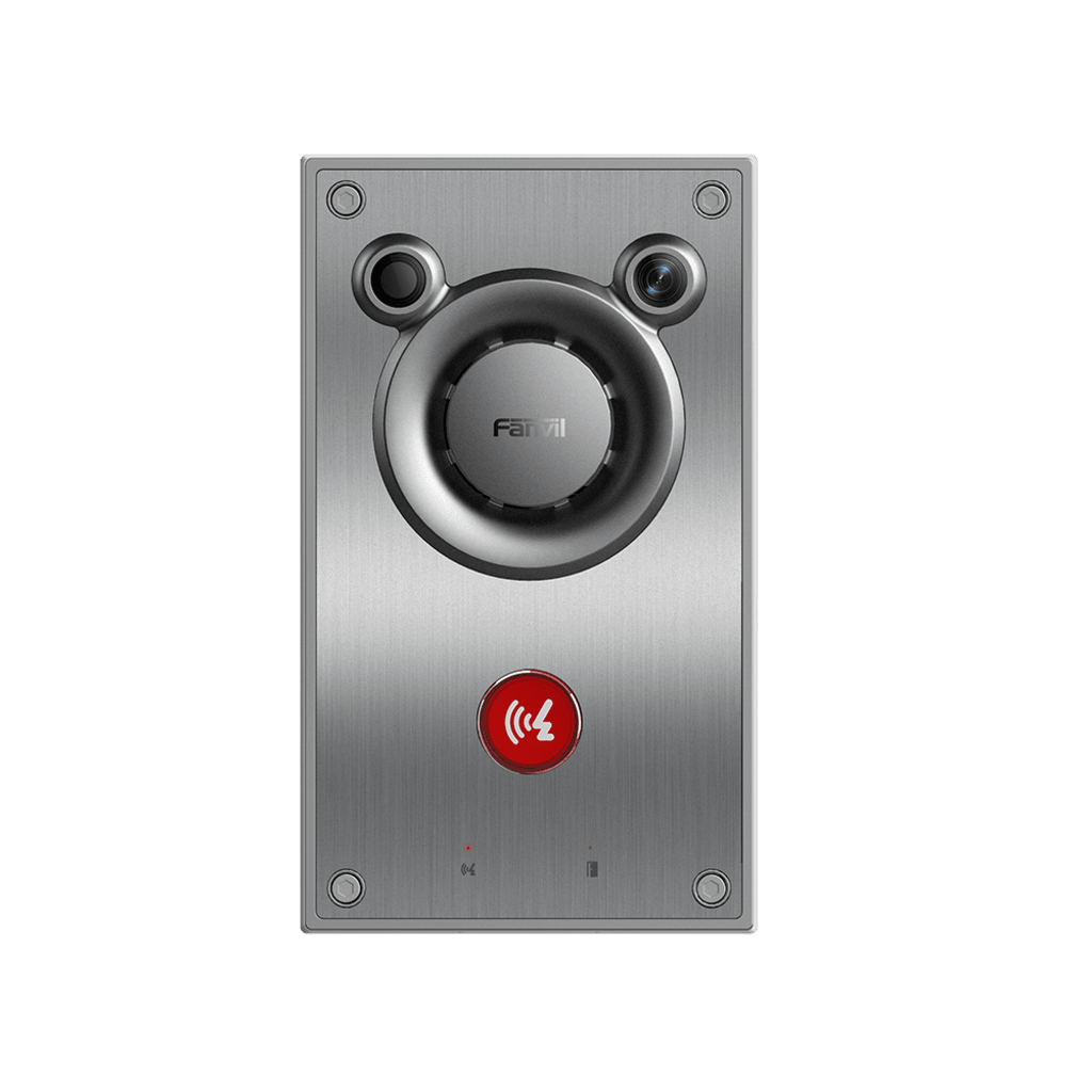 Video/ Intercomunicador IP, Altavoz 10W, 2 relevadores con botón para llamada, anti-vandálico, IP66 e IK10, PoE - Image 1