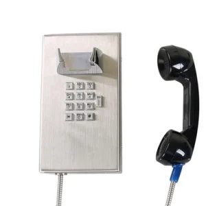 Vozell® JR201-FK-VC – Teléfono Antivandálico para Prisiones con Auricular de Acero Inoxidable - Image 5