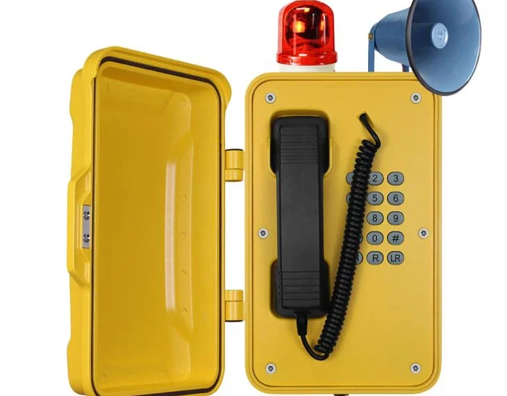 Vozell&reg; JR101-FK-HK-SIP &ndash; Tel&eacute;fono para T&uacute;neles con Bocina y Baliza de Alerta