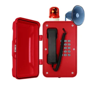 Vozell® JR101-FK-HK-SIP – Teléfono para Túneles con Bocina y Baliza de Alerta - Image 2