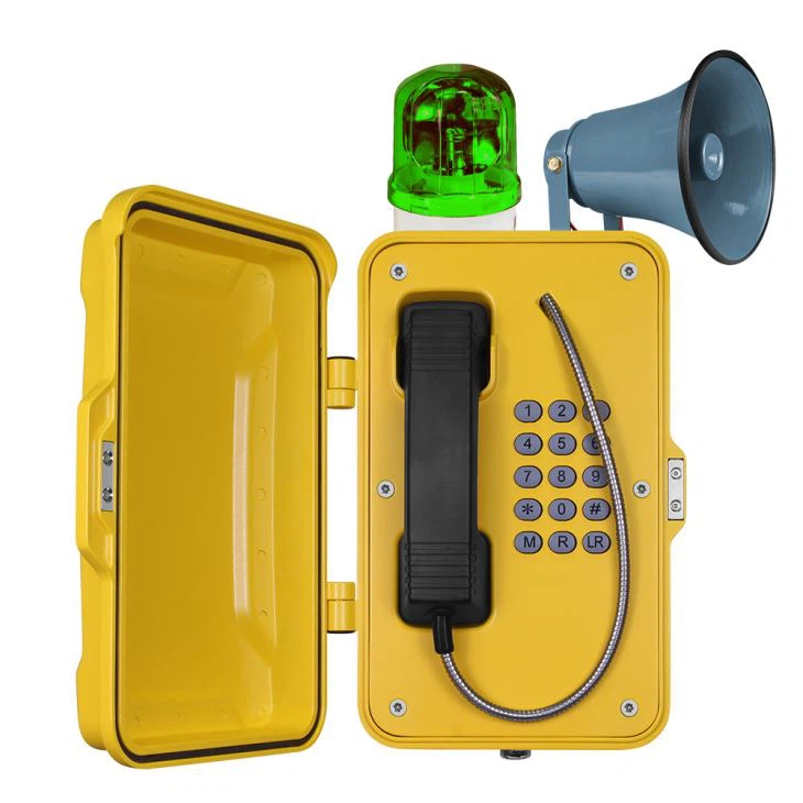 Vozell® JR101-FK-HK-SIP – Teléfono para Túneles con Bocina y Baliza de Alerta - Image 4